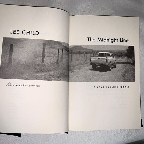 Lee Child Book Midnight Line Jack Reacher Novel Thriller Mystery Crime Detective - Picture 5 of 11